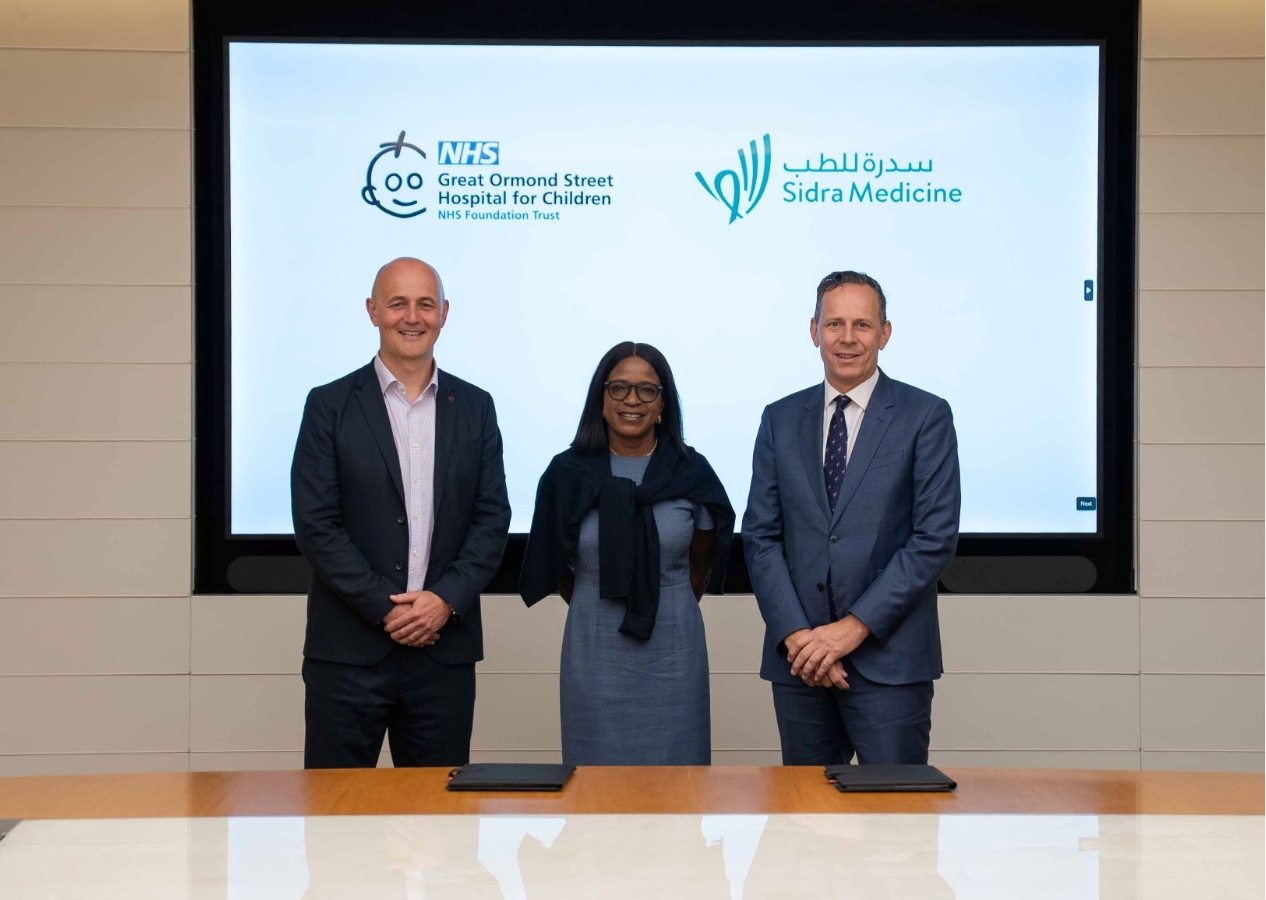 Sidra Medicine Signs Memorandum of Understanding with Great Ormond Street Hospital