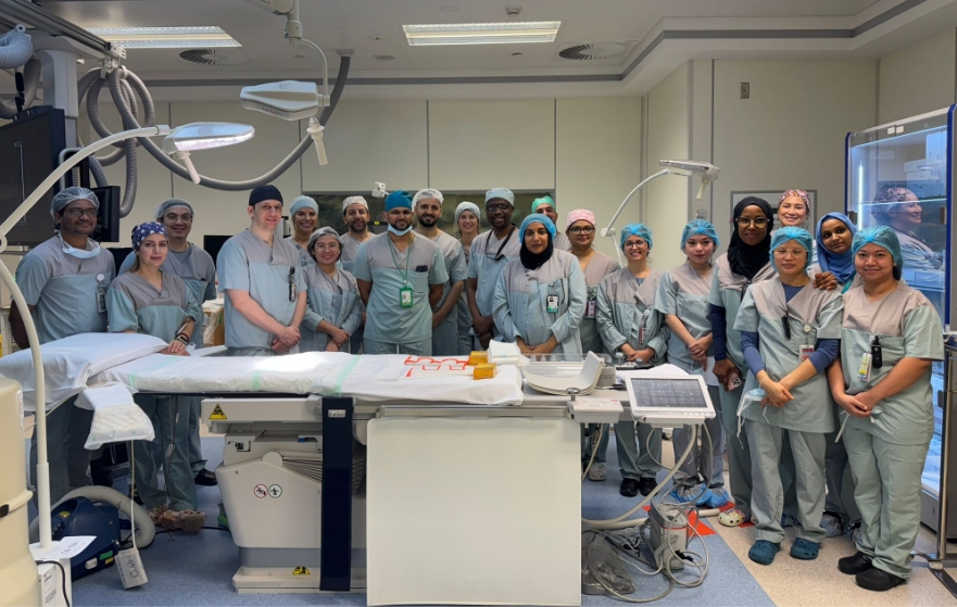 Sidra Medicine Performs Qatar’s First C-Section in Angiography Suite