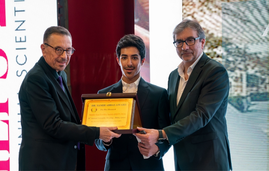 Sidra Medicine Wins Prestigious Award for Advancing Fertility Research at MEFS 2024